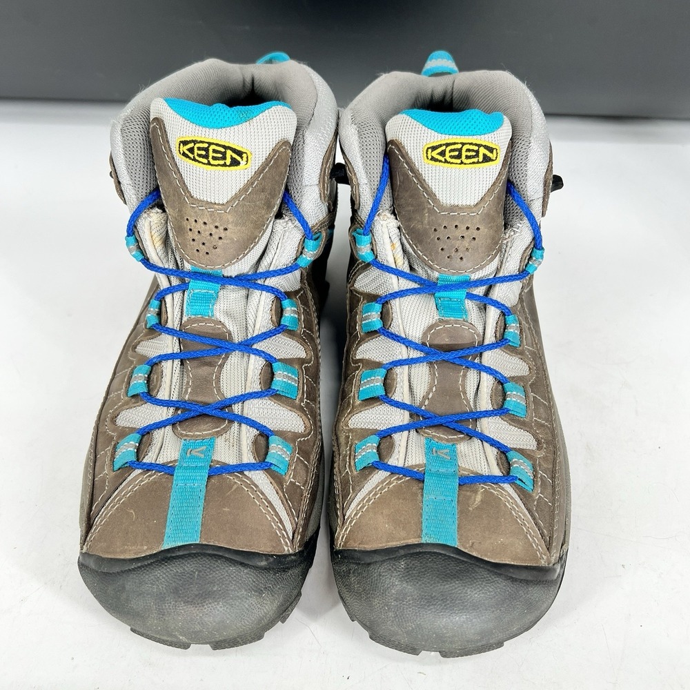 Keen Targhee II Mid Womens 9.5 Brown Leather Waterproof Hiking Boots 1010137